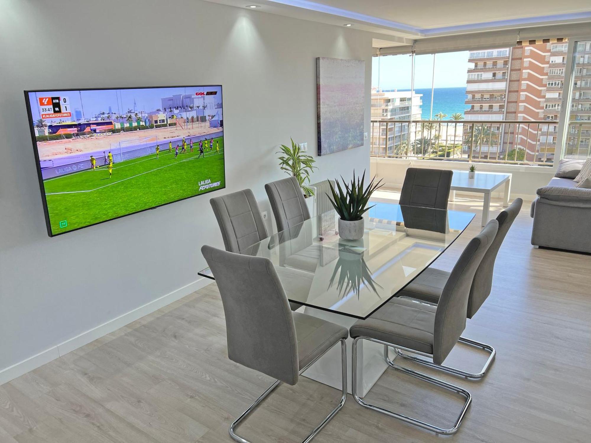 Lujo En La Playa. Parking Gratis Appartement